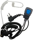 Lafayette Miniheadset Security Korvakuuloke 2,5 + 3,5 mm Kulmaliitin – Kapeampi Väli