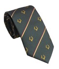 Laksen Regimental Stripe Deer Tie solmio