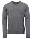 Laksen Sussex V-Neck villapaita, Overcast