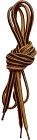 Lundhags Round Shoe Laces kengännauhat, unisex, keltainen/ruskea, 130 cm