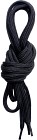 Lundhags Round Shoe Laces kengännauhat, unisex, musta, 150 cm