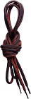 Lundhags Shoe Laces kengännauhat, unisex, musta/ruskea, 200 cm