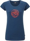 Mountain Equipment Rising Sun Tee naisten t-paita, sininen
