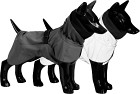 PAIKKA Visibility Raincoat koiran sadetakki, 35-50 cm, harmaa