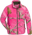 Pinewood Kids Finnveden Pink Fleece Jacket lasten fleecetakki, pinkki/camo