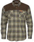 Pinewood Douglas Shirt tuulenpitävä flanellipaita, Hunter Olive/Light Khaki
