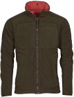 Pinewood Furudal Reversible Fleece Jacket takki, punainen/vihreä