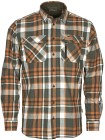 Pinewood Lappland Rough Flannel Shirt flanellipaita, vihreä/oranssi