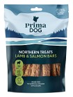 PrimaDog Northern Treats Lamm-Lax Bar makupalat, 150g