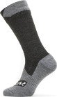 SealSkinz Waterproof All Weather Mid Sock Black/Grey Marl