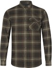 Seeland Glen Flannel Shirt paita, Pine Green Check