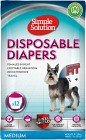 Simple Solution Disposable Diapers nartun suojat, M, 12 kpl