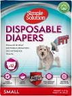 Simple Solution Disposable Diapers nartun suojat, S, 12 kpl