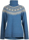 Skhoop Scandinavian Roll Neck villapaita, Blue Denim