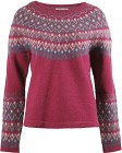 Skhoop Jeanette Sweater villapaita, Dark Rose