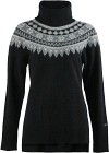 Skhoop Scandinavian Roll Neck villapaita, musta