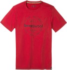 Smartwool MS150 Go Far Feel Good Tee t-paita, tummanpunainen