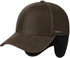 Stetson Baseball Cap Chevrette Cowhide EF lippalakki, Brown/Black