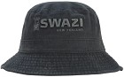 Swazi Swazi Bucket Hat hattu, Black