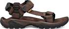 Teva Terra Fi 5 Universal Leather sandaalit, tummanruskea