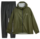 Tretorn Packable Rainbreaker Set Unisex sadeasu, Forest Green