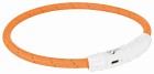 Trixie Flash Light Ring USB XS-S Orange