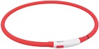 Trixie Flash Light Ring USB valopanta, XS - XL, punainen