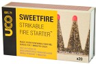 UCO SweetFire Strikeable Fire Starter sytytyspalat/tulitikut, 20 kpl