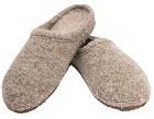 Ulle Mohair Seamless Unisex villatohvelit, Beige Melange