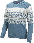 Ulvang Marius Roundneck naisten villapaita, Smoke Blue/Vanilla/Hint of Mint