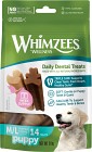 Whimzees Puppy hammashoitoherkku, M/L, 14 kpl, 210 g