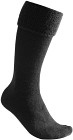 Woolpower Socks Knee-High 600 merinovillasukat, unisex, musta