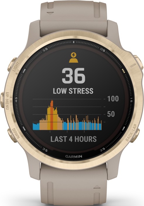 Osta Garmin Fenix 6S Pro Solar Lt Gold/Sand retkitukku.fi